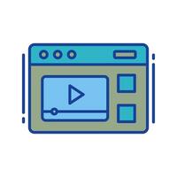 video vector icoon