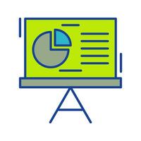 cirkeldiagram vector pictogram