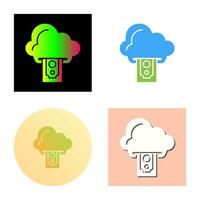 cloud computing vector icon