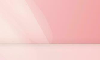 vector realistisch roze achtergrond voor Product presentatie vector illustratie van licht perzik kleur leeg ruimte