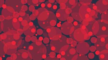 abstract bubbel Kerstmis rood kleur achtergrond. vector