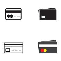 creditcard pictogram vector