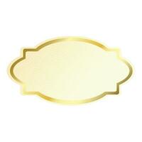 vector Koninklijk gouden wijnoogst glimmend etiketten ontwerp