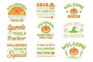 halloween t-shirt ontwerp vector