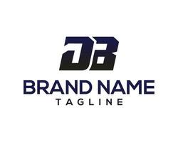 db brief logo ontwerp vector grafisch branding element.