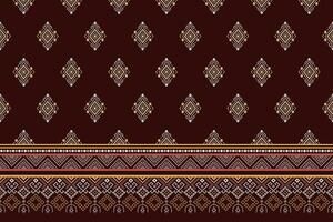 natuur jaargangen kruis steek traditioneel etnisch patroon paisley bloem ikat achtergrond abstract aztec Afrikaanse Indonesisch Indisch naadloos patroon voor kleding stof afdrukken kleding jurk tapijt gordijnen en sarong vector