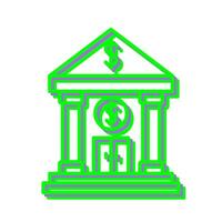 bank vector pictogram