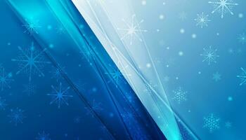 helder blauw abstract Kerstmis winter achtergrond vector
