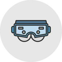 hololens vizier vector icoon ontwerp