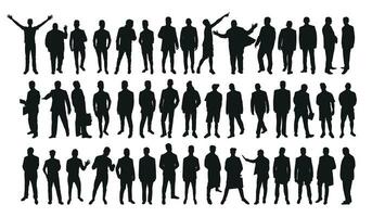 beeld mannetje silhouetten. mensen, menselijk, persoon, Mens, Heren, jongen, jongen. vector