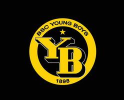 jong jongens club logo symbool Zwitserland liga Amerikaans voetbal abstract ontwerp vector illustratie met zwart achtergrond
