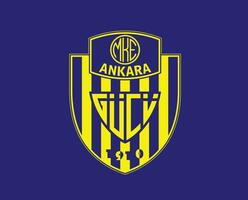 ankaragucu club symbool logo kalkoen liga Amerikaans voetbal abstract ontwerp vector illustratie met blauw achtergrond