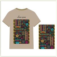 hand getekend abstract etnisch achtergrond stijl Super goed voor textiel, t-shirt ontwerp vector