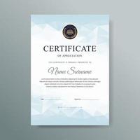 elegant luxe certificaatsjabloonontwerp vector