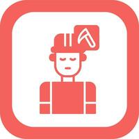 mijnwerker vector icoon