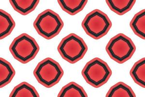patroon achthoek rood verloop voor cadeaupapier vector
