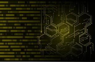 cyber circuit toekomstige technologie concept achtergrond vector