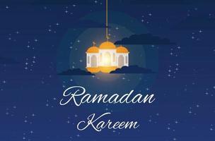 achtergrond islamitisch ramadan kareem vector ontwerp gratis download