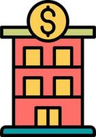 bank vector pictogram