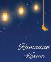 achtergrond islamitisch ramadan kareem vector ontwerp gratis download