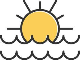 zon vector pictogram