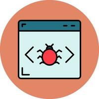 bug vector pictogram