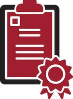 contract vector pictogram