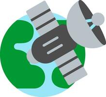 satelliet vector pictogram
