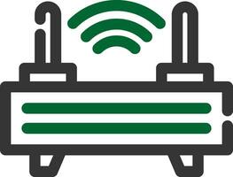 router creatief icoon ontwerp vector