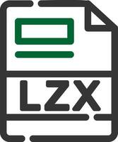 lzx creatief icoon ontwerp vector