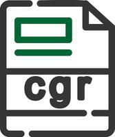 cgr creatief icoon ontwerp vector