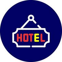 hotel creatief icoon ontwerp vector