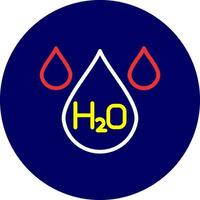 h2o creatief icoon ontwerp vector