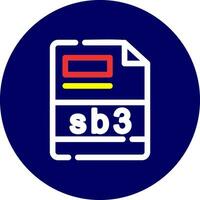 sb3 creatief icoon ontwerp vector
