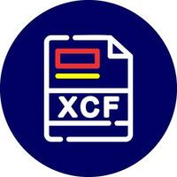 xcf creatief icoon ontwerp vector