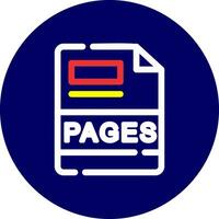 Pagina's creatief icoon ontwerp vector