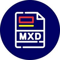 mxd creatief icoon ontwerp vector