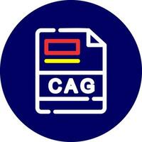 cag creatief icoon ontwerp vector