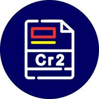 cr2 creatief icoon ontwerp vector