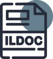 ildoc creatief icoon ontwerp vector