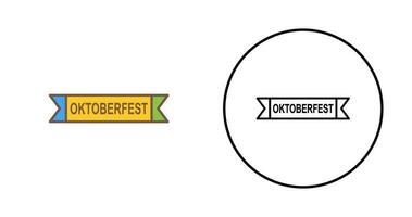 oktoberfeest banier vector icoon