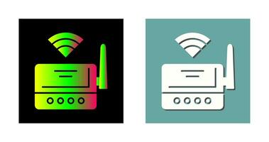 Wifi router vector icoon