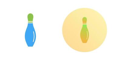 bowling pin vector icon