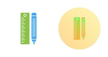 liniaal vector pictogram