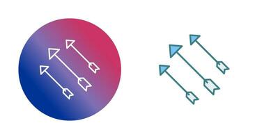 uniek pijlen vector icoon