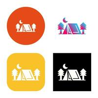 tent vector pictogram