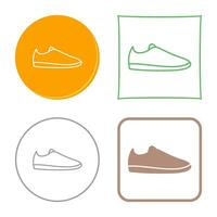 gewoontjes schoenen vector icoon