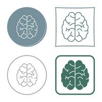 hersenen vector pictogram