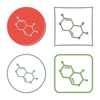 molecuul vector pictogram