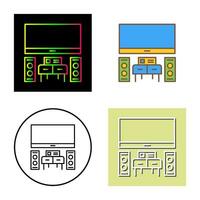 thuisbioscoop vector pictogram